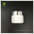 50g glass cosmetics jar bottle white glass jar aluminum cap cosmetic packaging